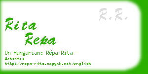 rita repa business card