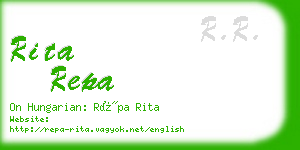 rita repa business card